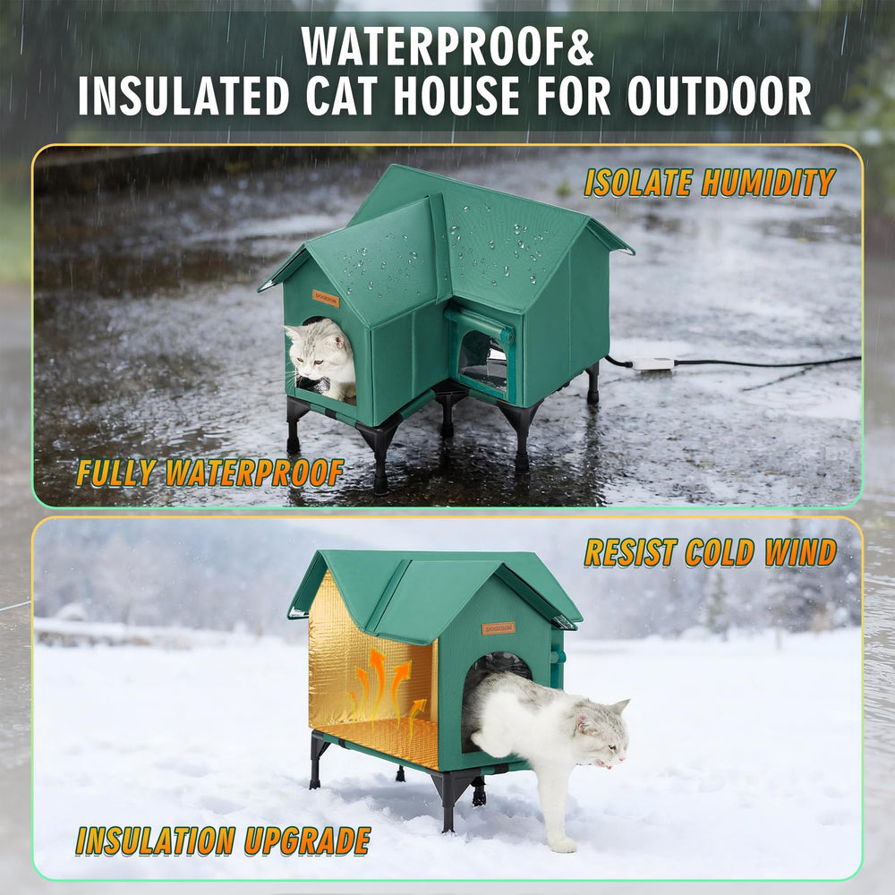 DOOKRON heated design helps maintain cozy shelter during cold nights.