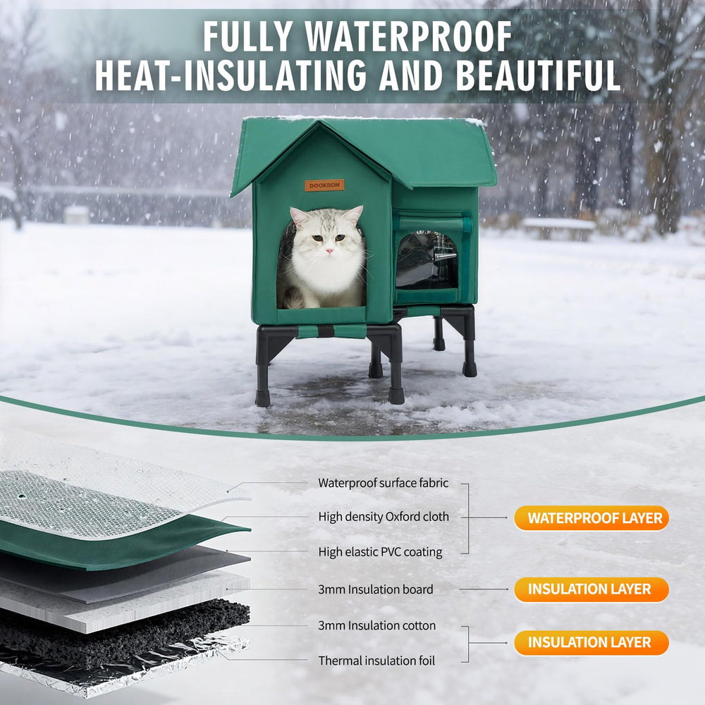 DOOKRON insulation layer keeps interior warm and dry.