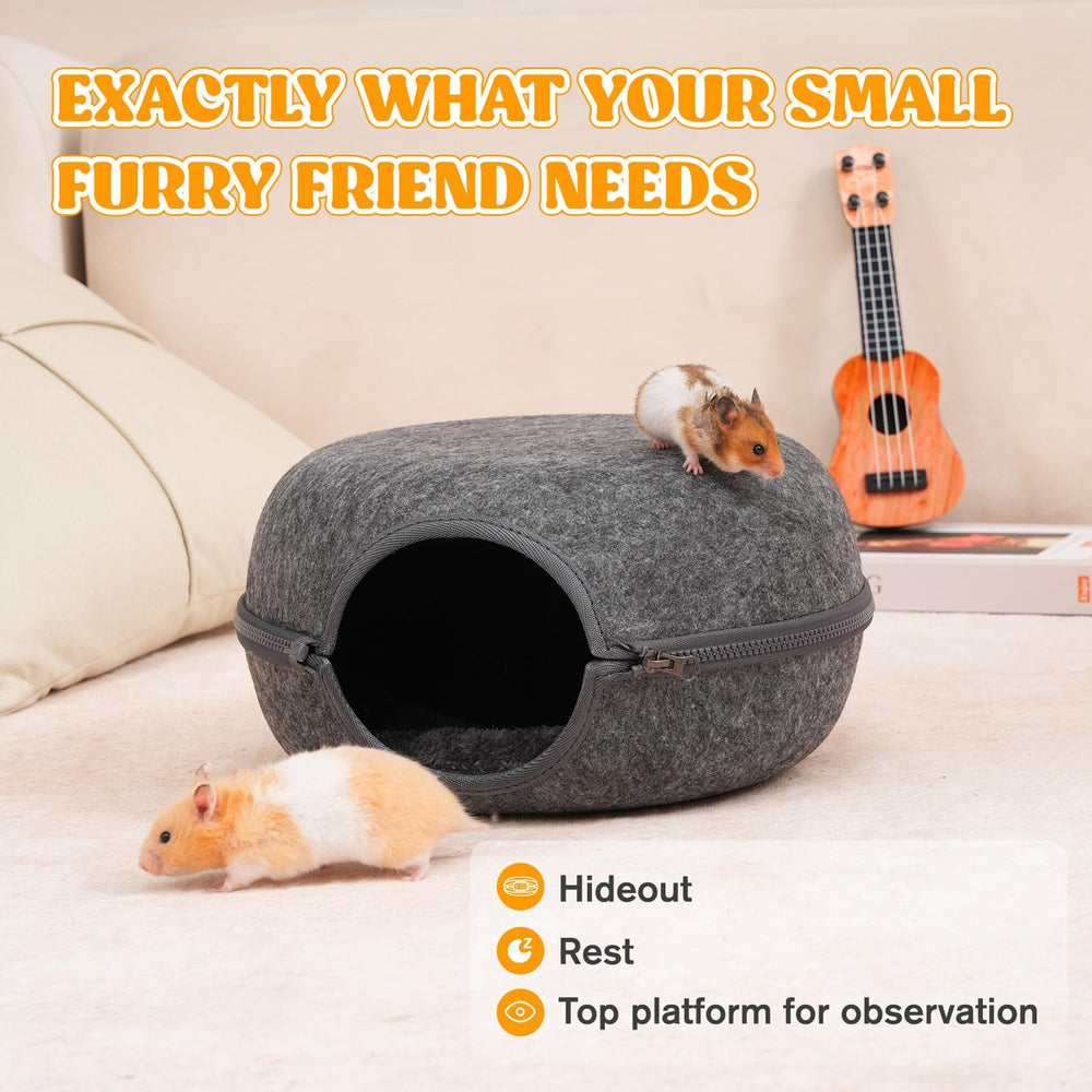 DOOKRON soft plush pads are removable and machine washable for easy cleaning.