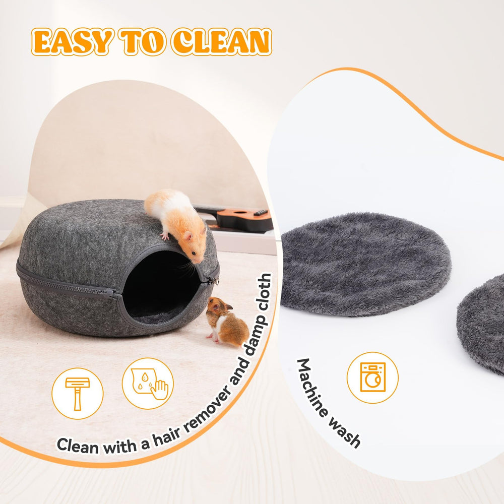 DOOKRON travel-friendly pet bed fits cages, fences, and corners.