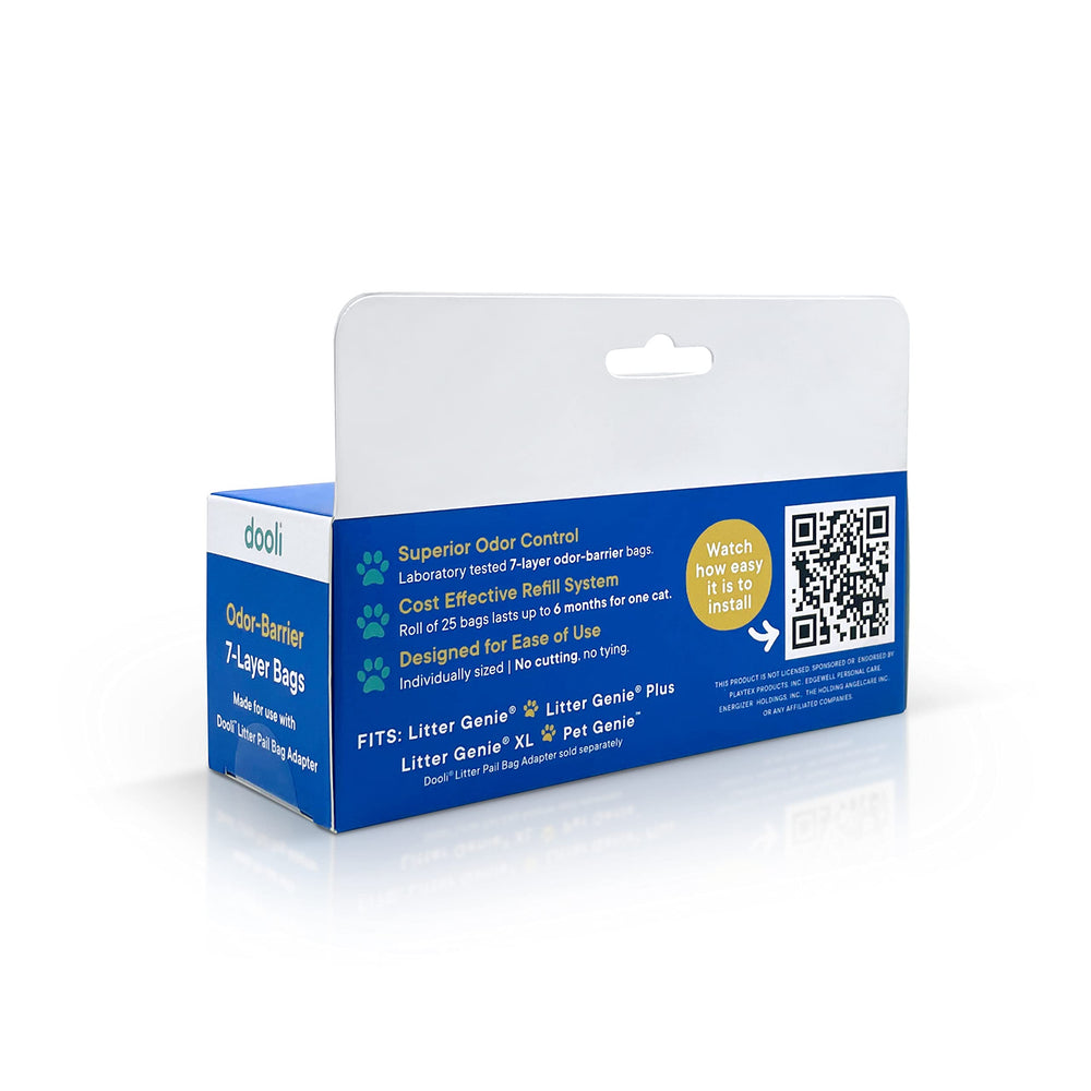 Dooli 7-layer odor barrier protects against smells.