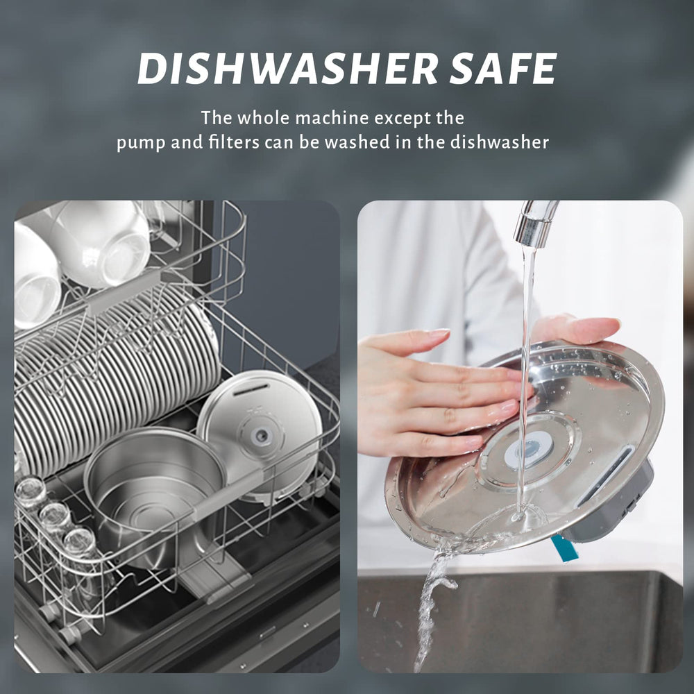 DOOOB dishwasher-safe stainless steel for easy cleaning.