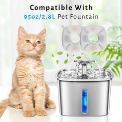 DOOOB cat fountain filter cross-section highlighting triple filtration