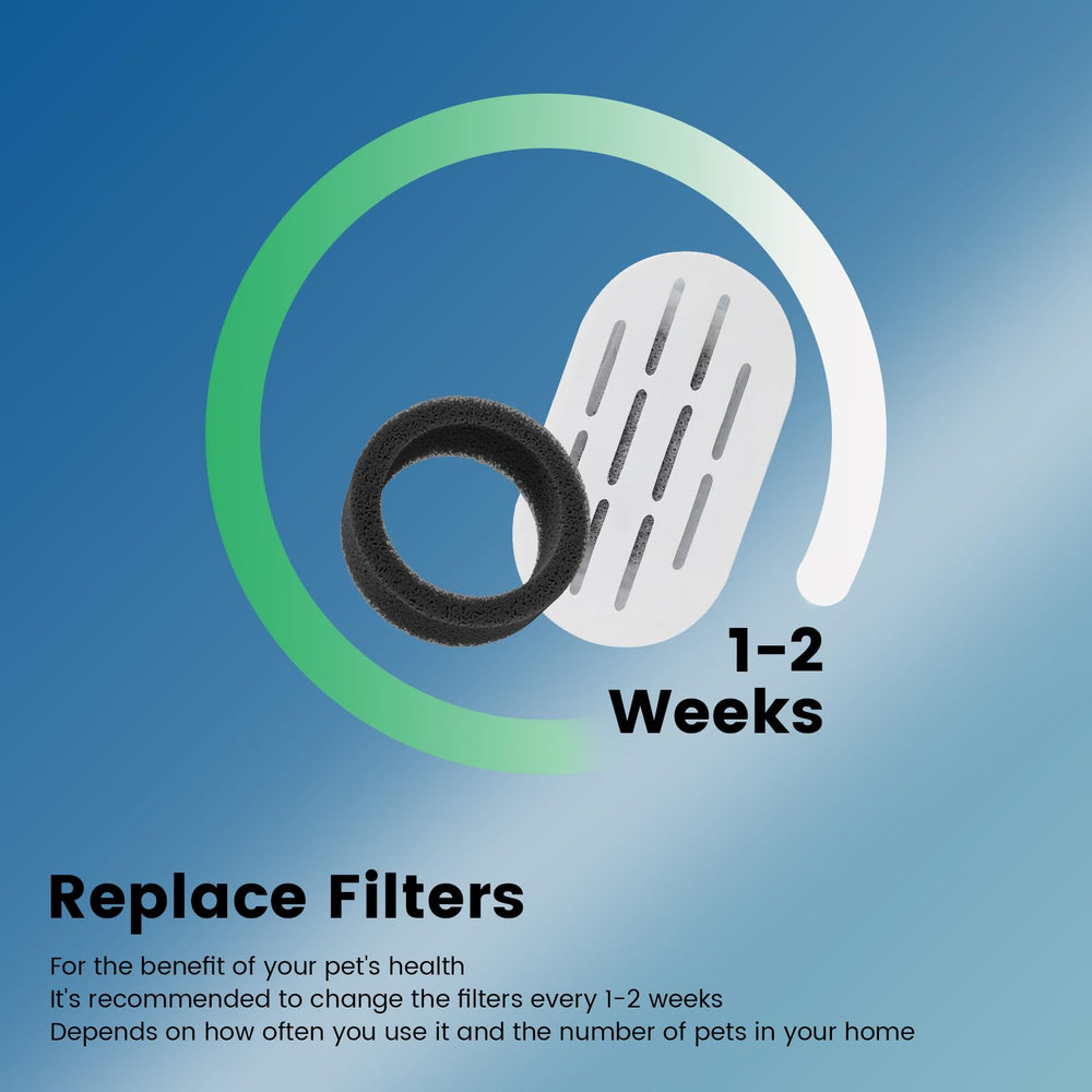 DOOOB sponge filter traps hair and debris for purer drinking water.