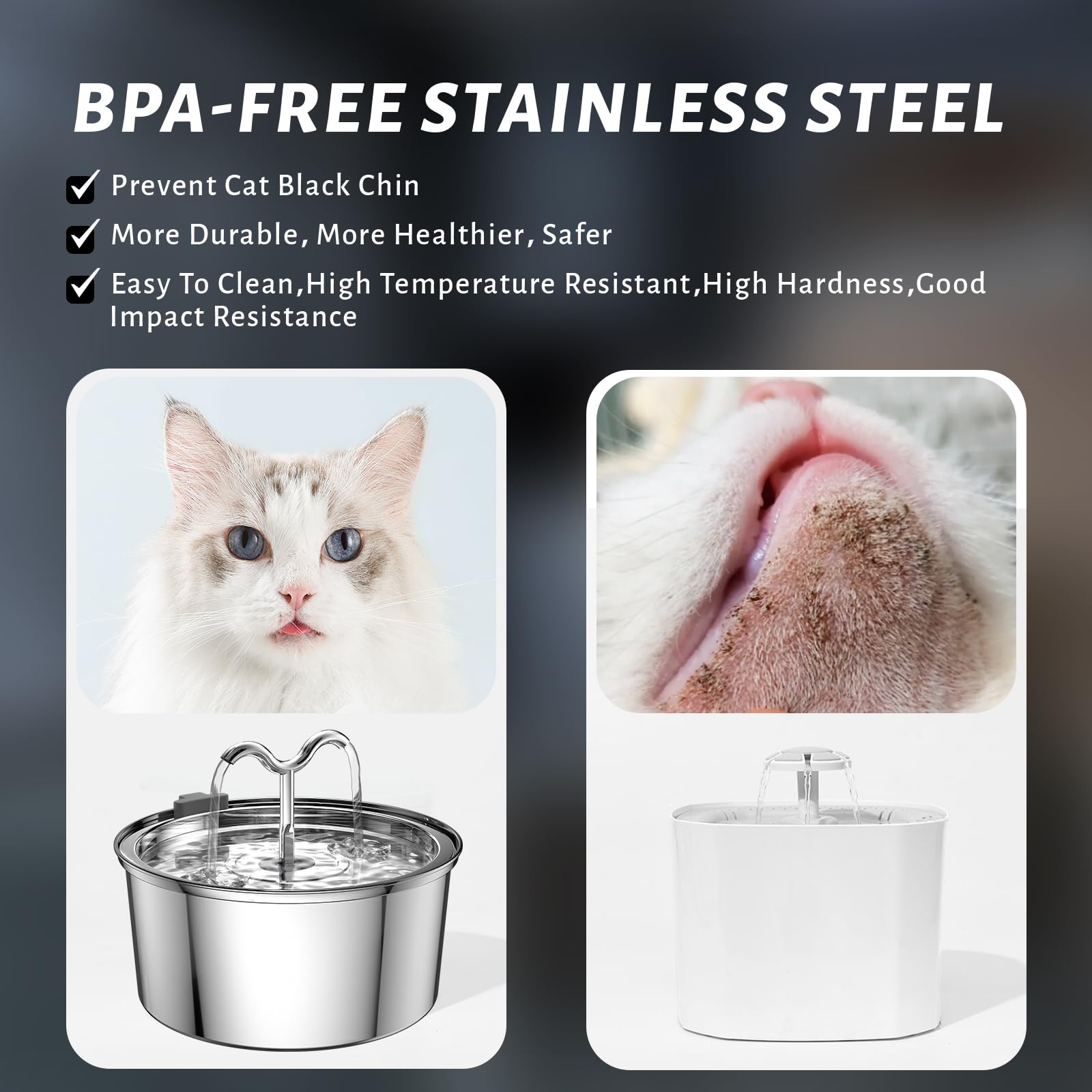 DOOOB 3.2L capacity reduces refills in multi-pet homes.