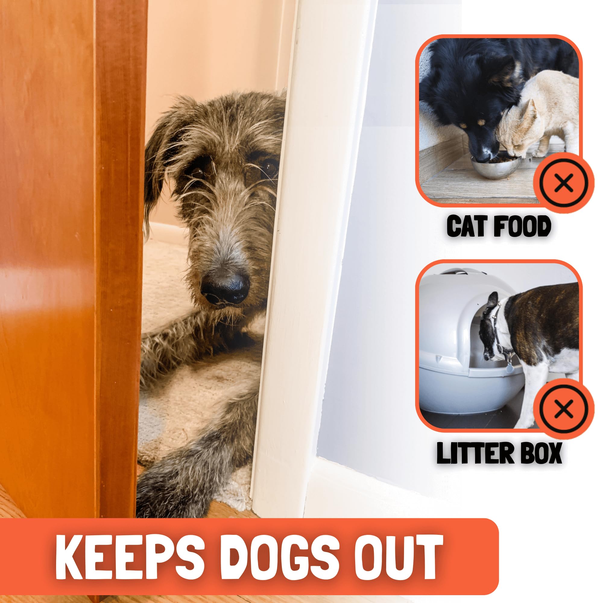 Door Buddy strike plate installation replaces existing hardware easily without cutting.