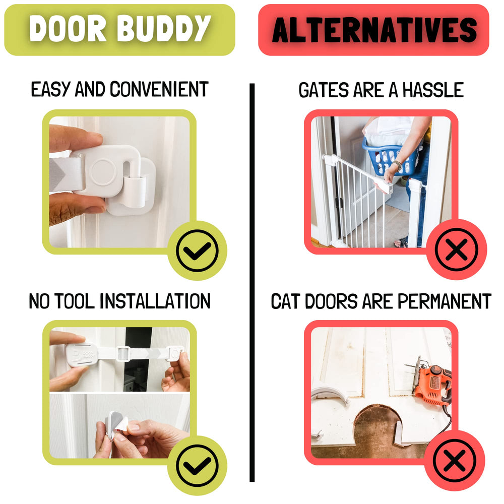 Door Buddy made in USA highlighting durability and quality