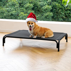 DOPEDIO Elevated Dog Bed Outdoor Cot with tool-free assembly for quick setup.