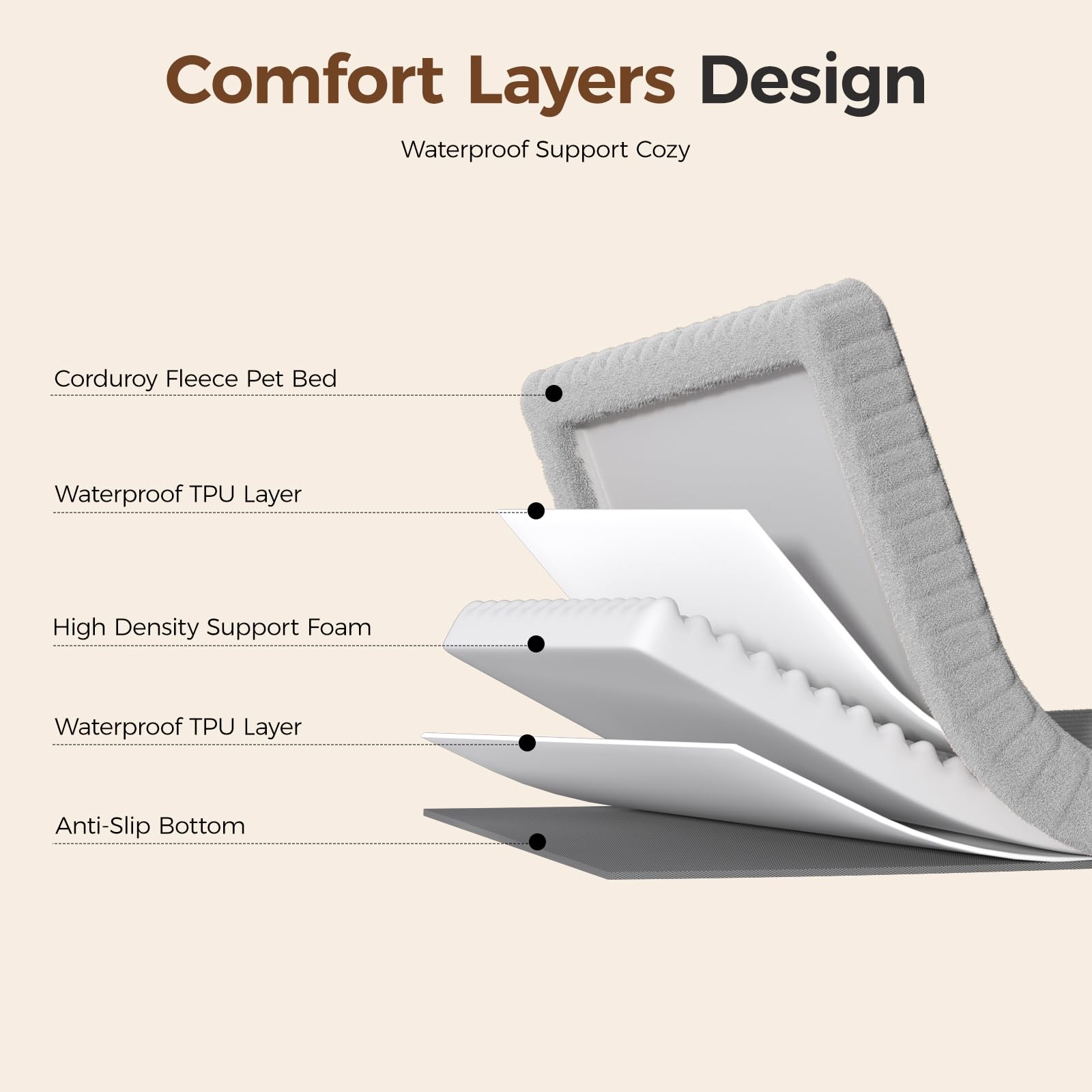 Dopedio removable washable cover for quick, hassle-free cleaning after adventures.