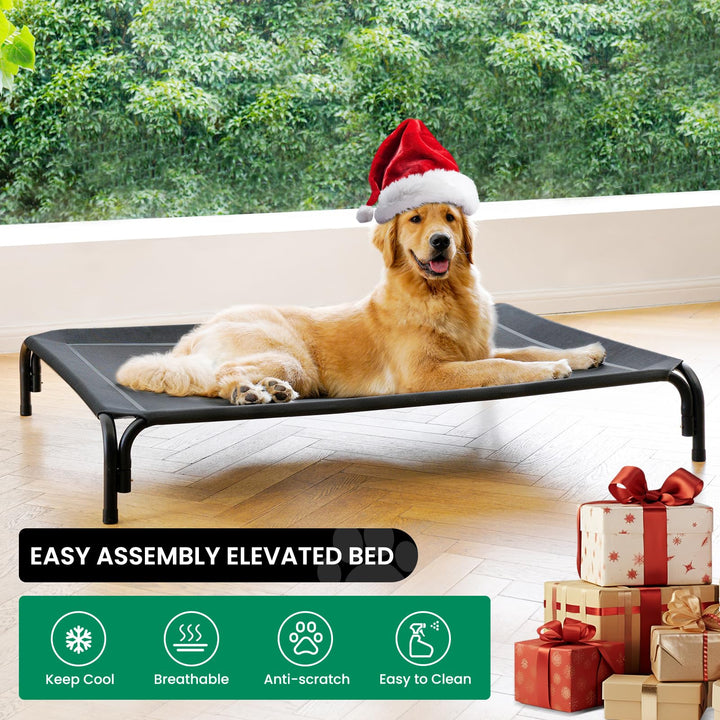 DOPEDIO bed showing sturdy support legs for stability.