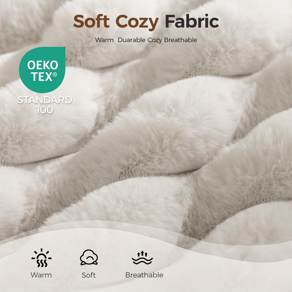 DOPEDIO waterproof removable cover on a cream bed for easy cleaning.
