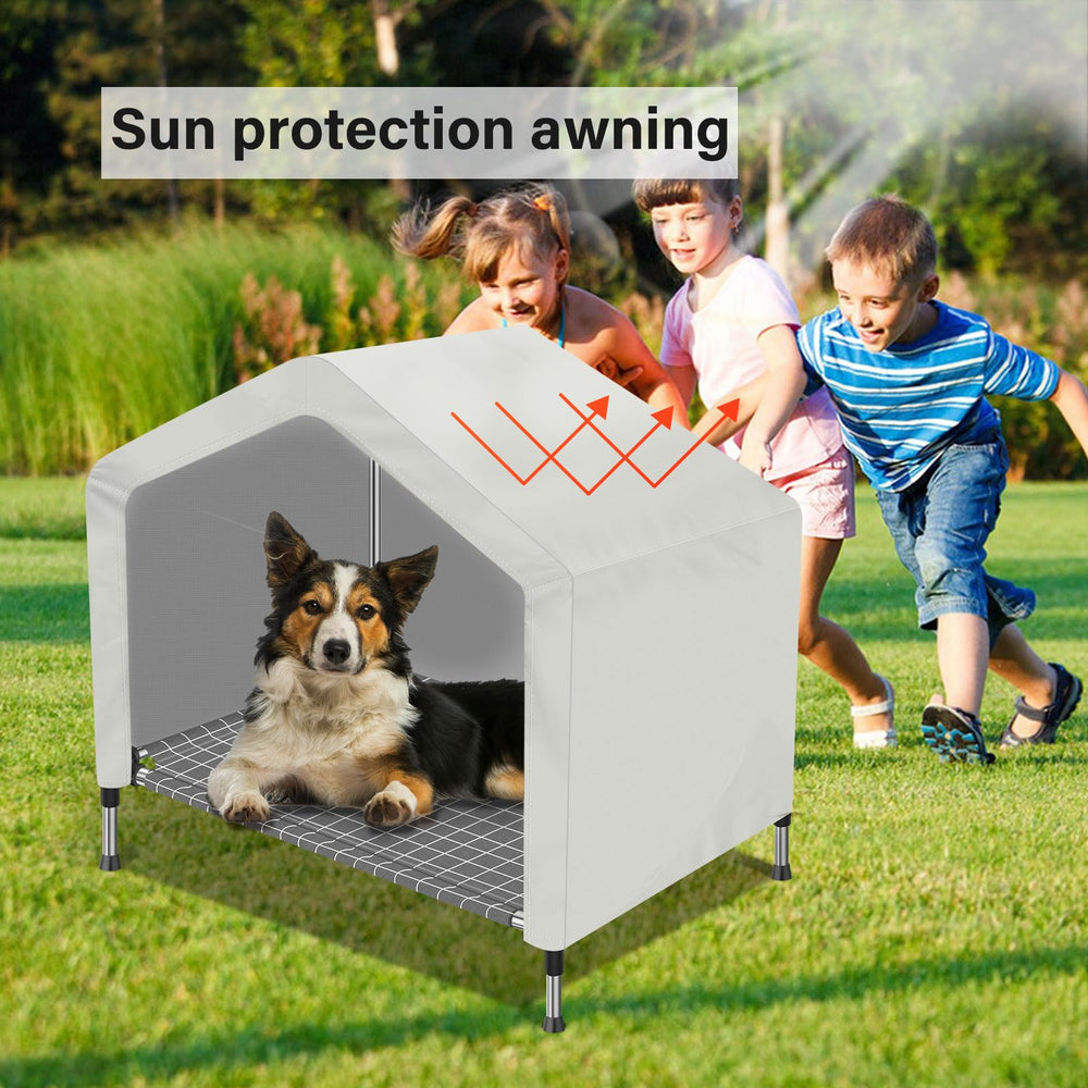 Dopliv waterproof tarpaulin protects during rain and sun for durable shelter
