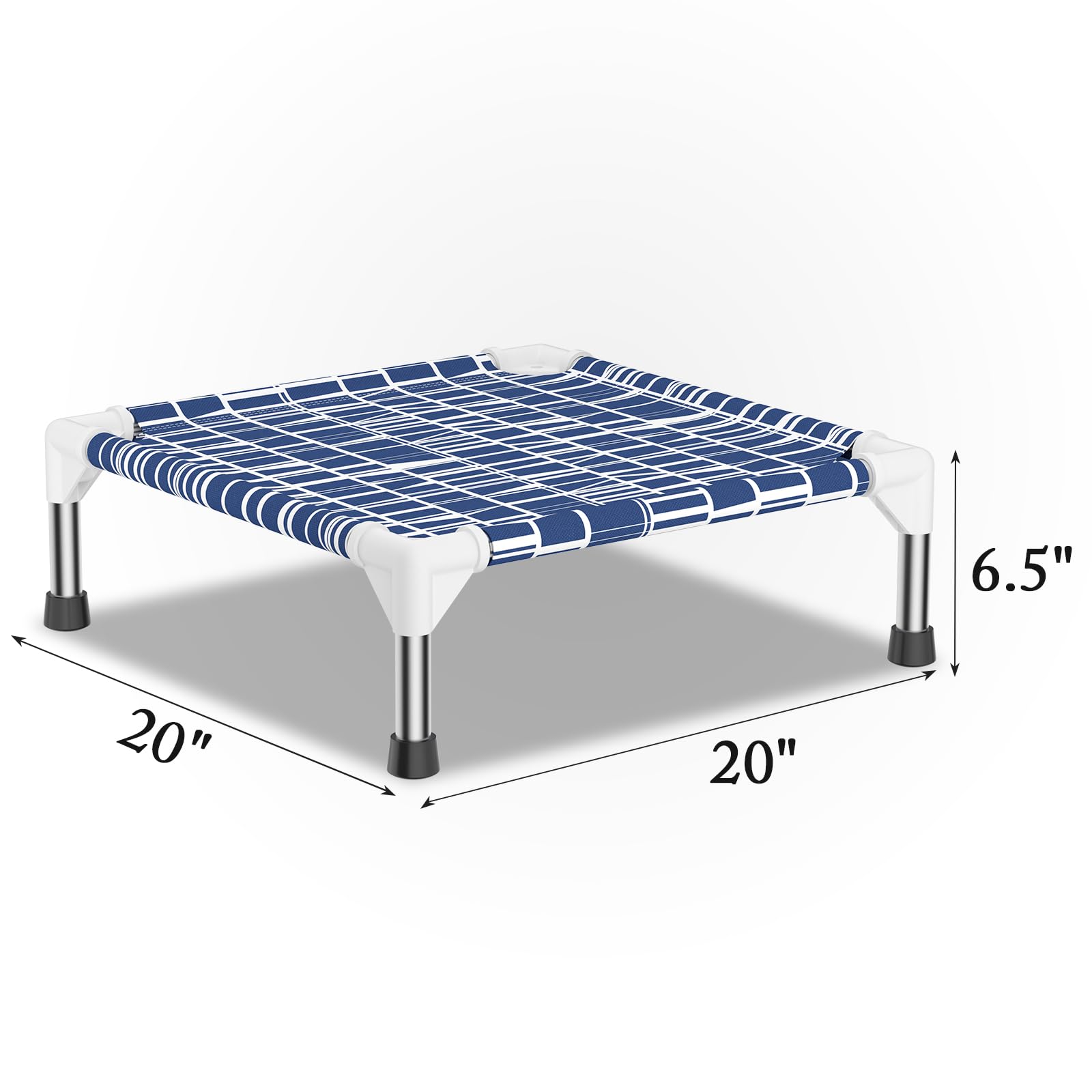 Dopliv elevated dog bed indoor-outdoor use ideal for versatile spaces.