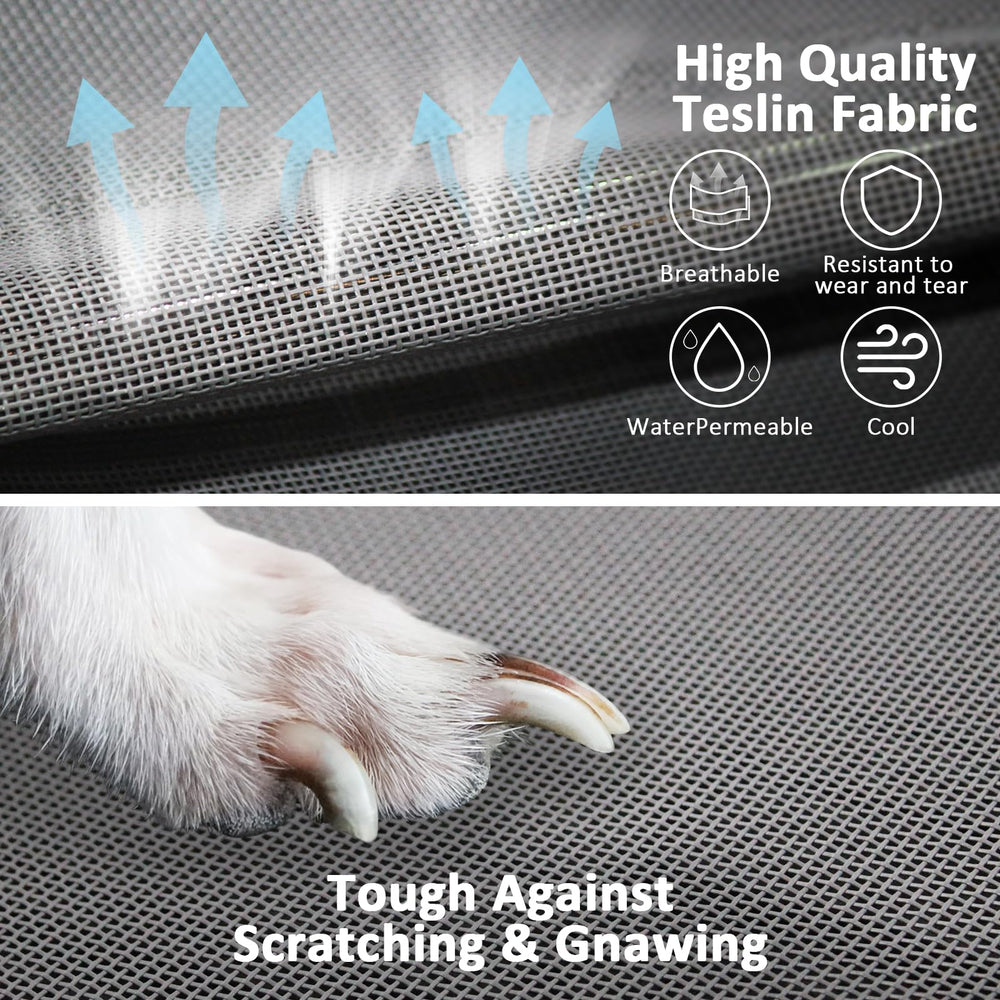 Dopliv dog bed with waterproof material for quick cleanup.