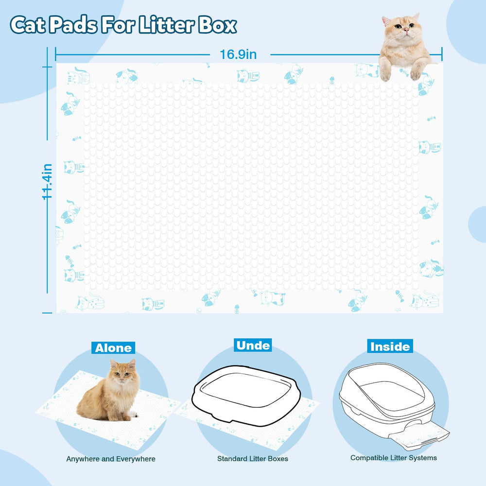 DOQVTIZAY cat pad refill provides odor control for a fresher living space.