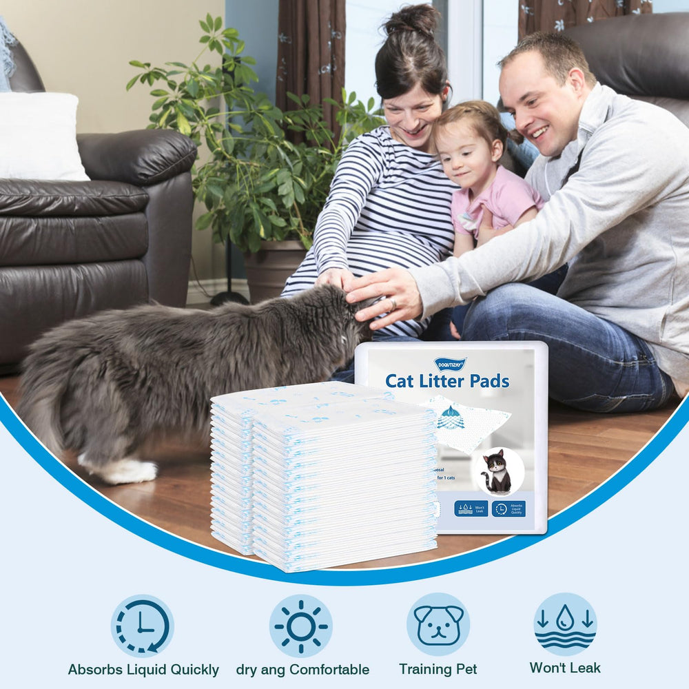 DOQVTIZAY cat pad refills odor-control feature helps maintain a fresher home environment.