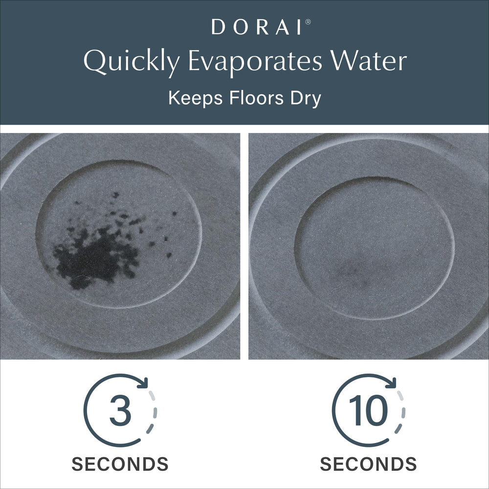 Dorai Stone Drying Mat non-slip base keeps bowls steady during meals