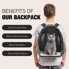 Dorphy carrier backpack uses durable ABS and Oxford fabric to withstand outdoor adventures.