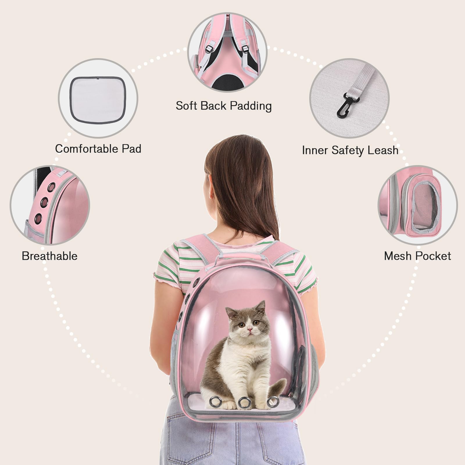 Dorphy Convertible design allows front pack, backpack, or handheld use.