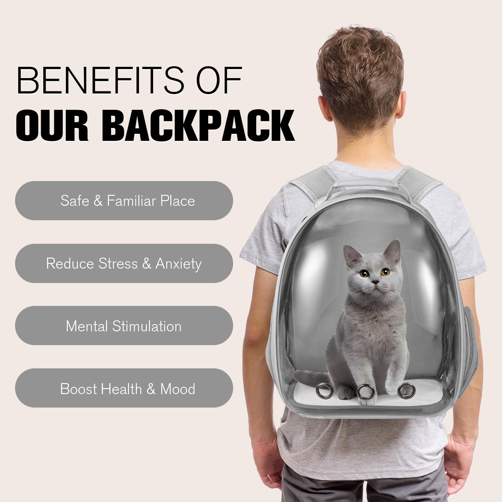 Dorphy waterproof and anti-scratch shell protects the carrier on outings.