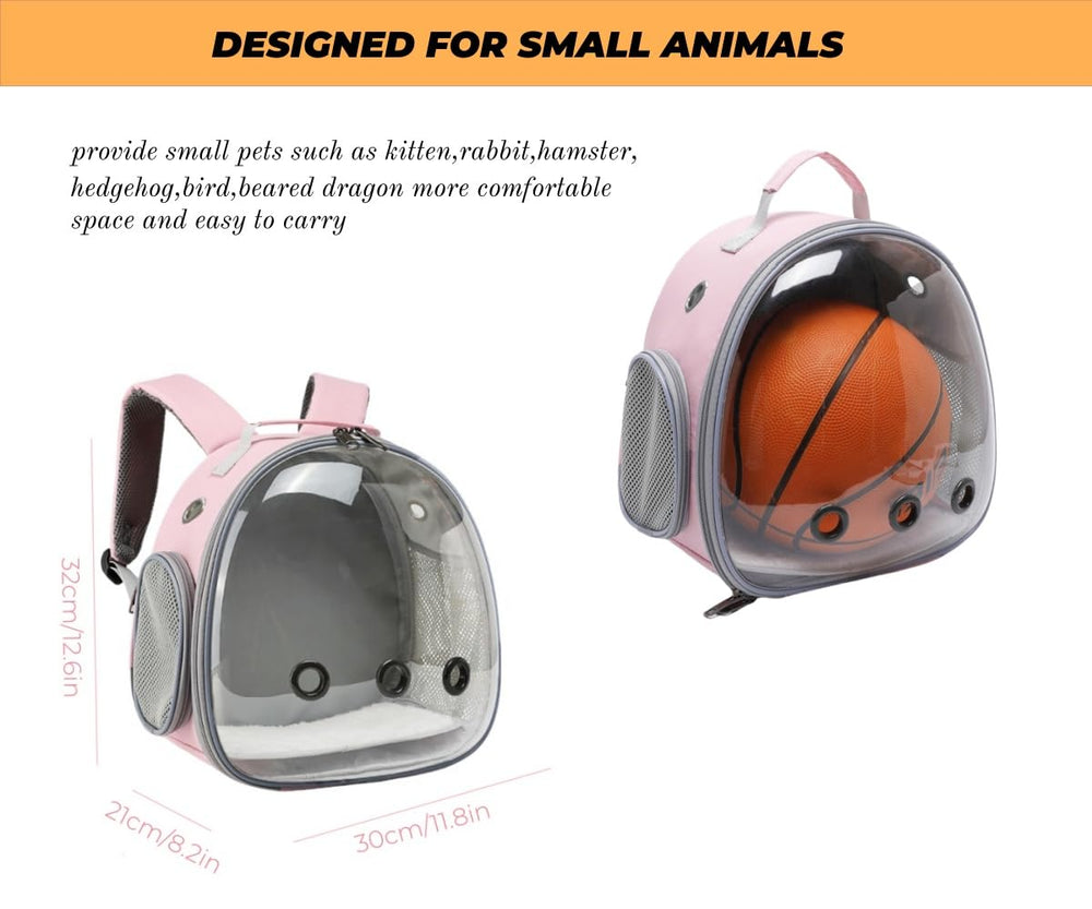 Dotala carrier backpack with breathable mesh ventilation keeps pets cool during trips