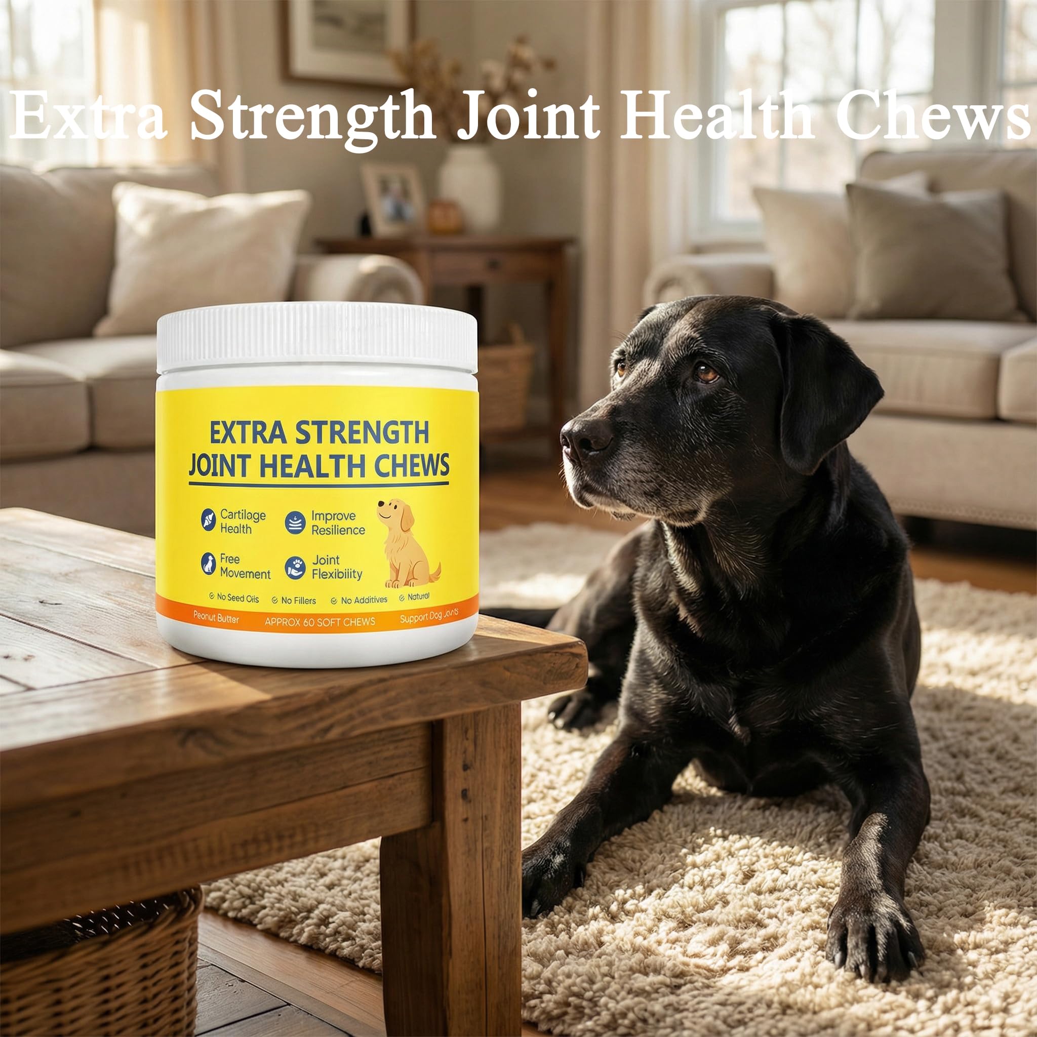 Dotkara joint chews soft texture visible, designed for easy feeding and regular use.