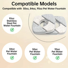 Dotzrin six-pack filters for fresh, odor-free water.