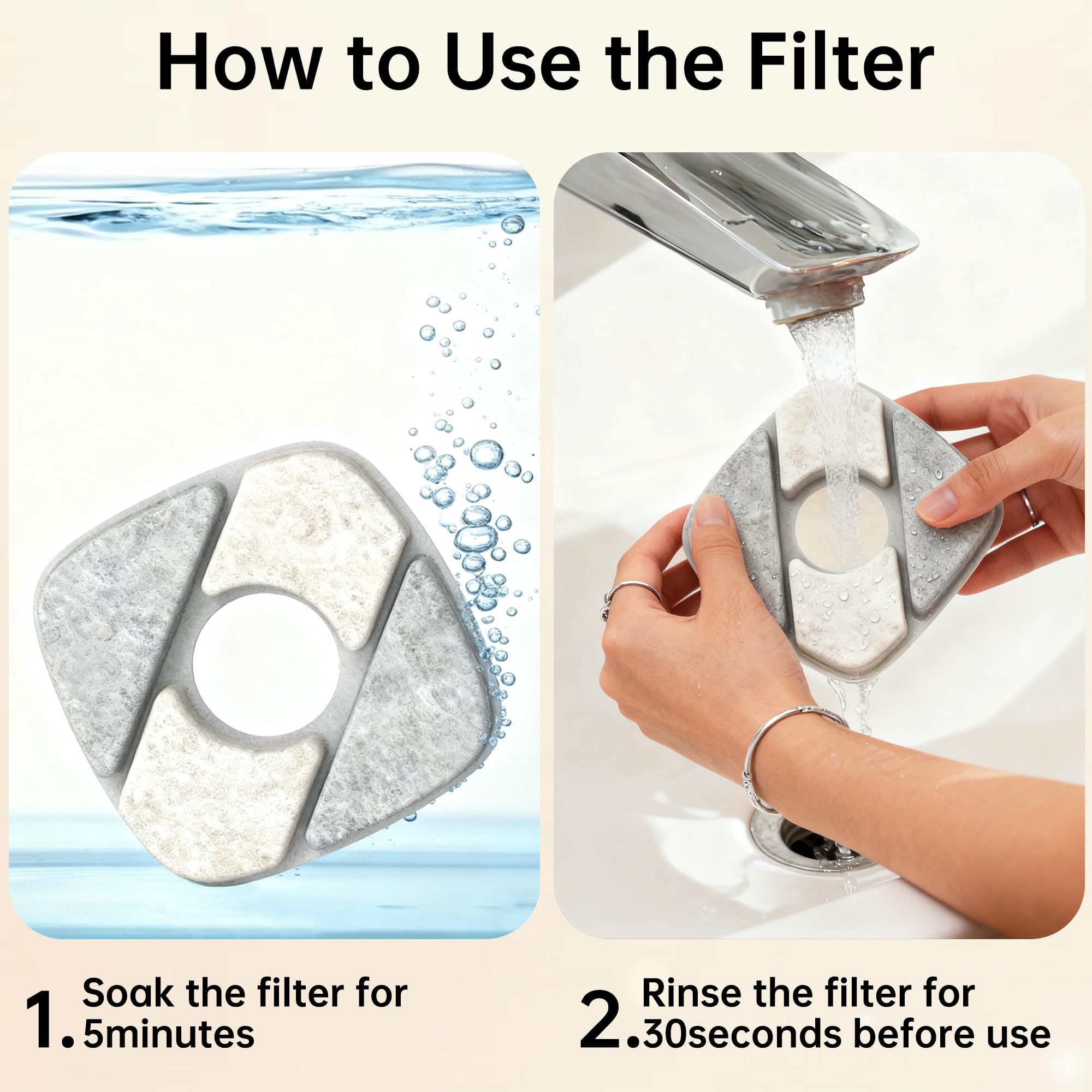 Dotzrin ultra-quiet operation minimizes noise during pet hydration.