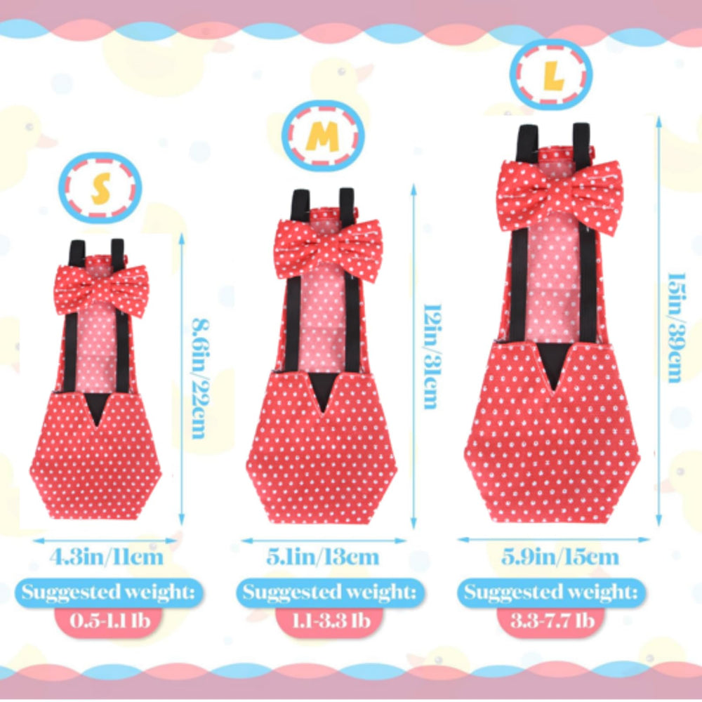 DoubleFill pink dot chicken diaper comfortable and gentle on skin