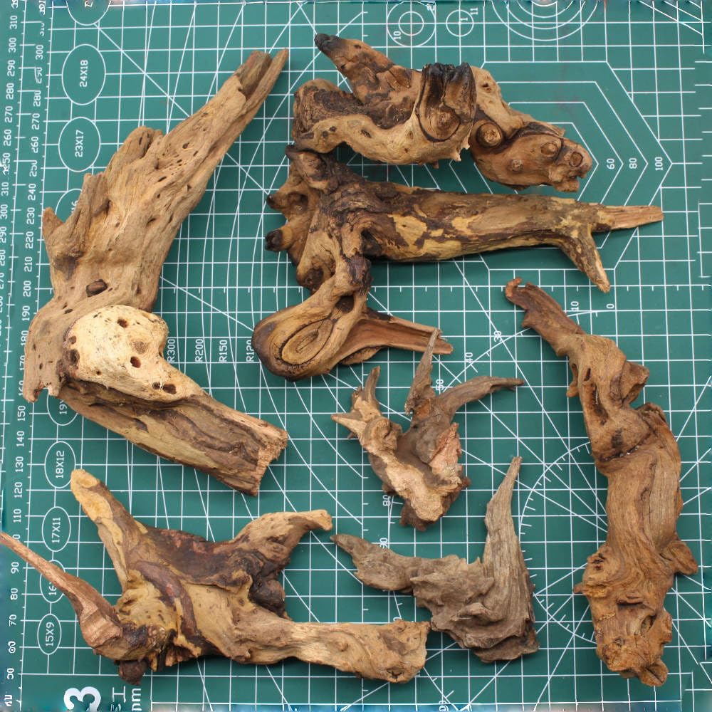 DoubleWood driftwood branch 6-8 inch creates natural hides in aquariums.