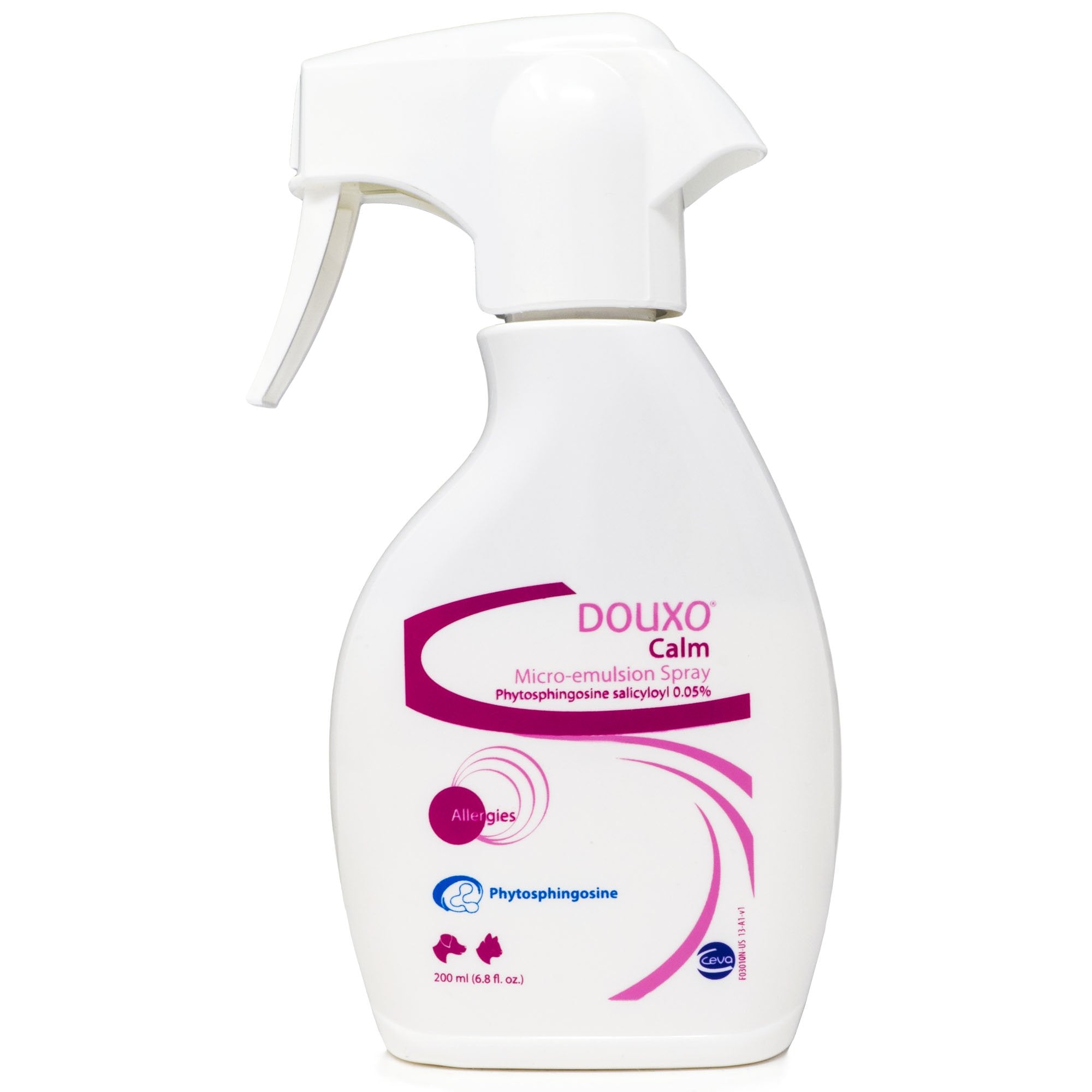 Douxo Calm Allergy Microemulsion spray bottle for gentle skin relief and barrier support