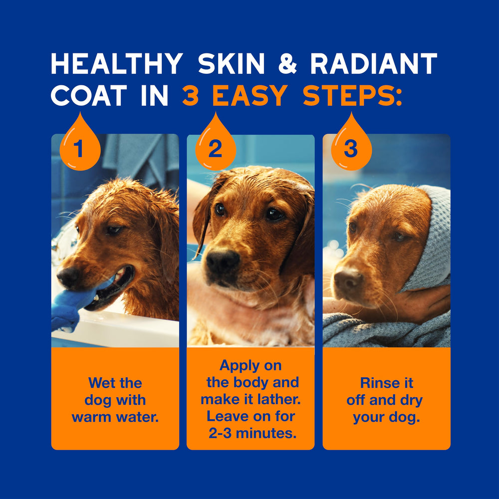 DOUXO Skin & Coat SPA paired care routine with conditioner and wipes