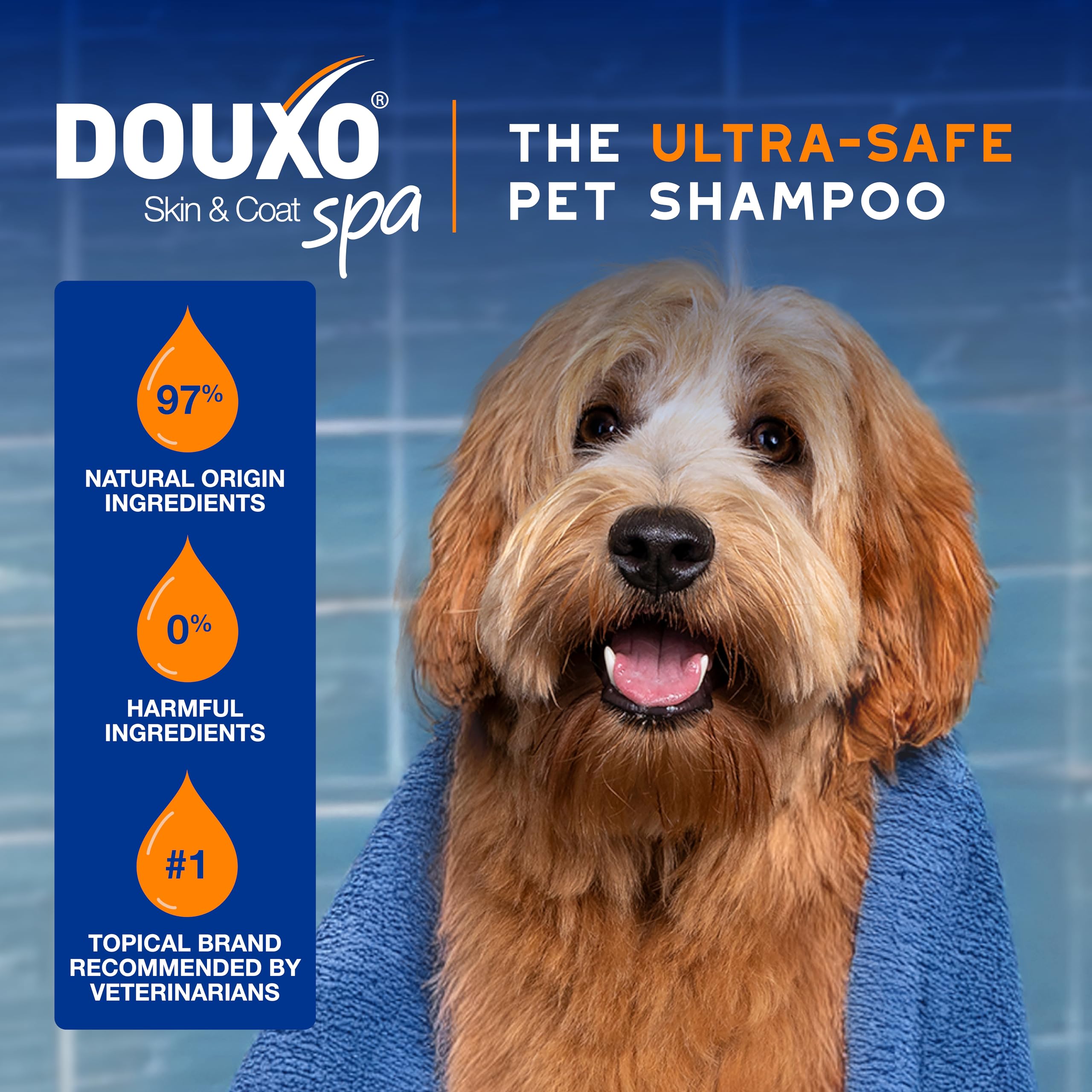 DOUXO Skin & Coat SPA bottle with pleasant scent