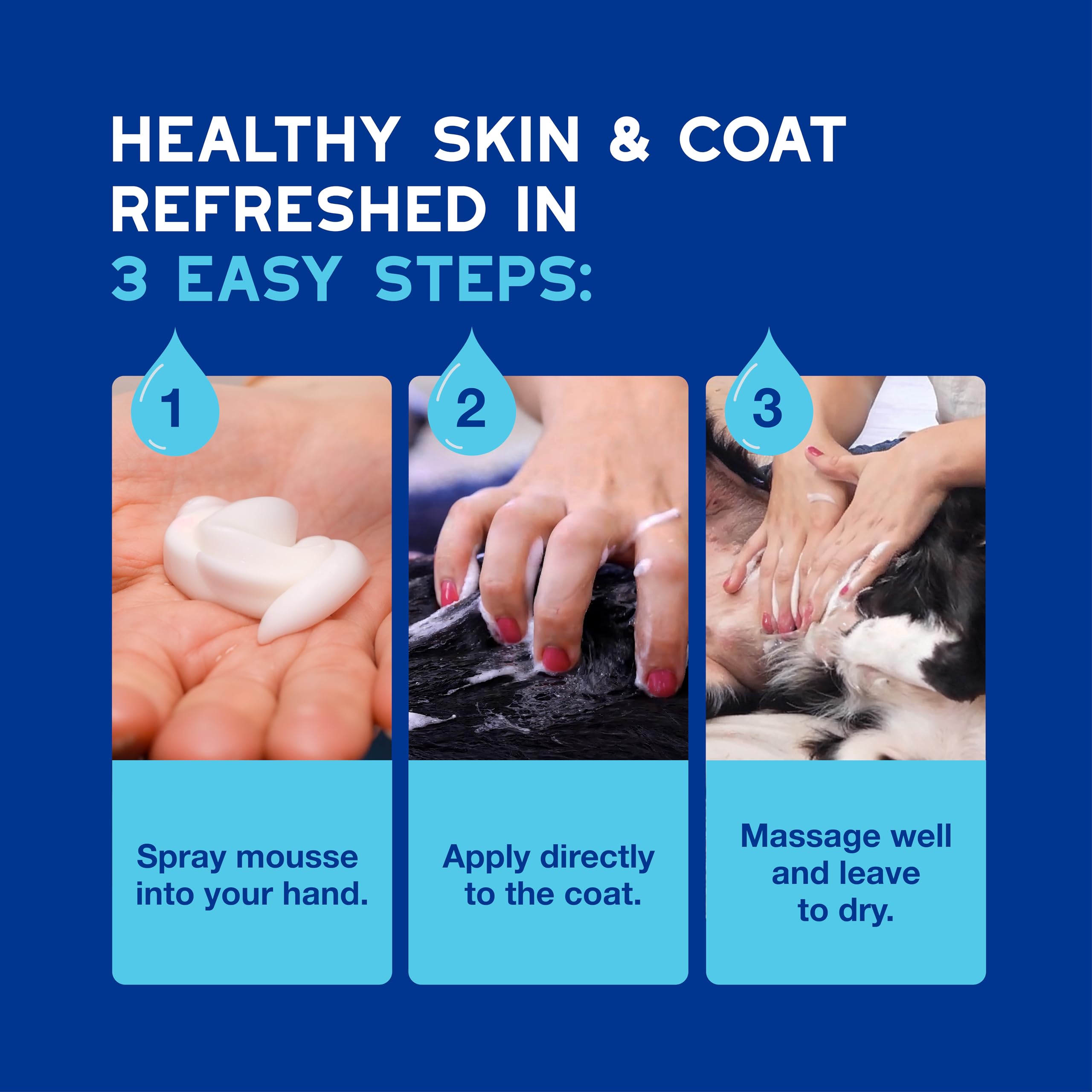 DOUXO Skin & Coat SPA Quick Refresh mousse delivers pleasant scent.