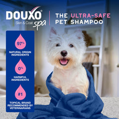 DOUXO Skin & Coat SPA shampoo ingredients highlight natural extracts