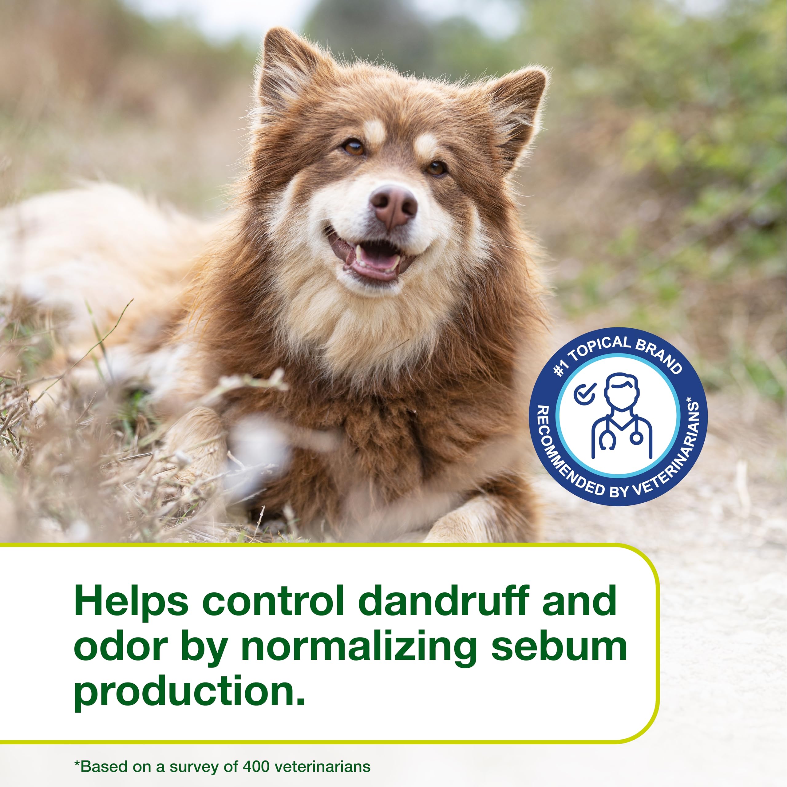 Detangles fur to help the coat feel smoother