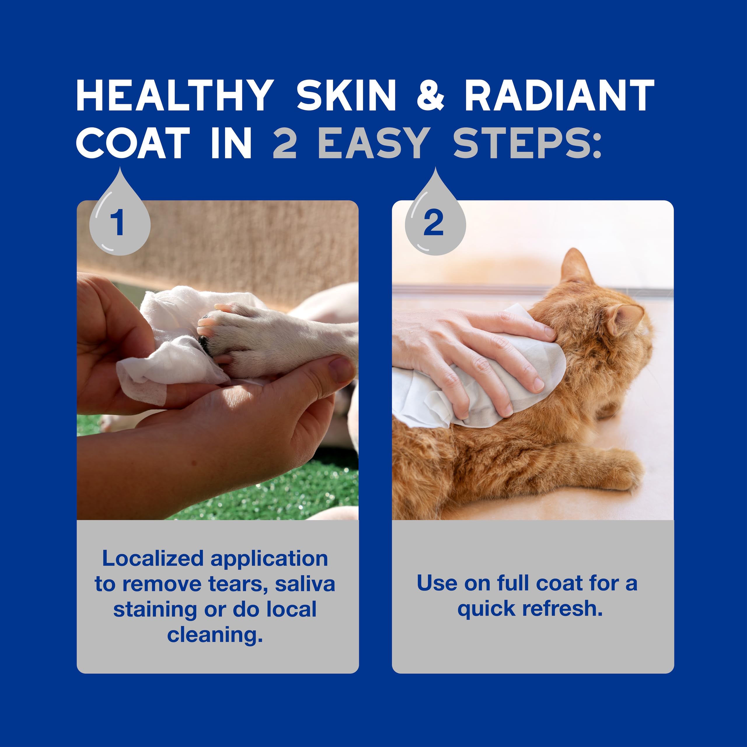 Vet-recommended DOuXO wipes for safe pet care