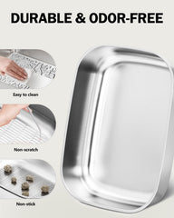 Dowanoqo anti-slip stickers keep the litter box stable during use