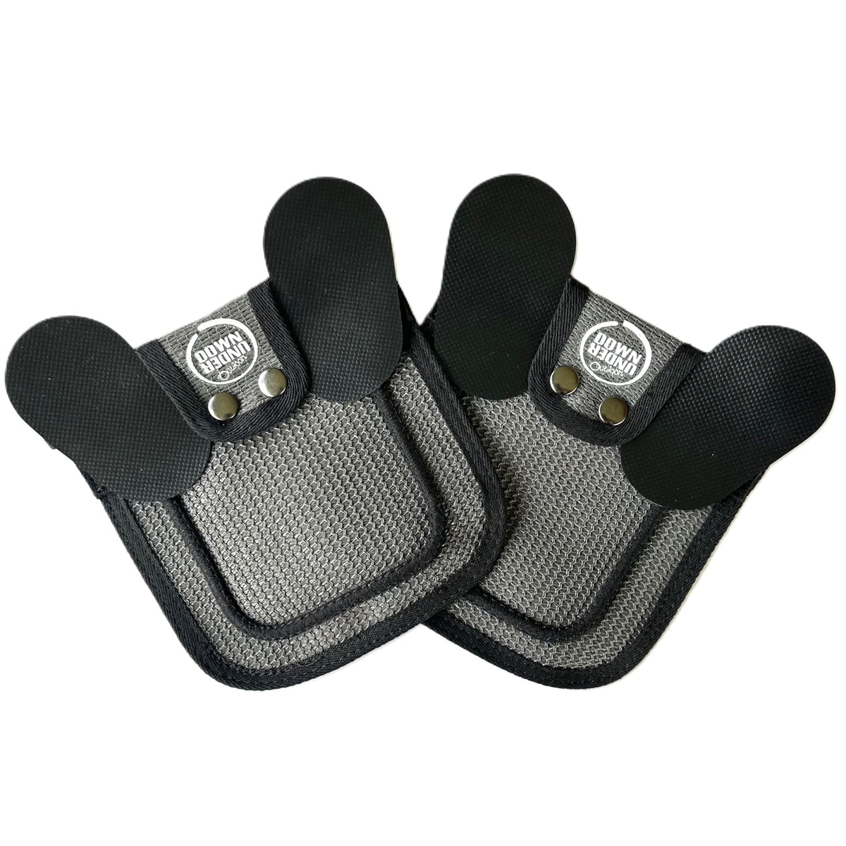DOWN UNDER OUTDOORS small chicken saddles in grey mesh provide back coverage for bantams