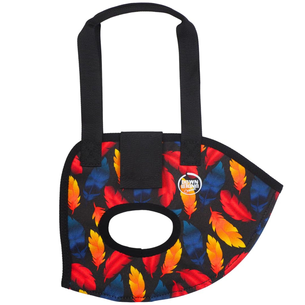 Down Under Outdoors chicken sling adjustable-strap enables hands-free transport.