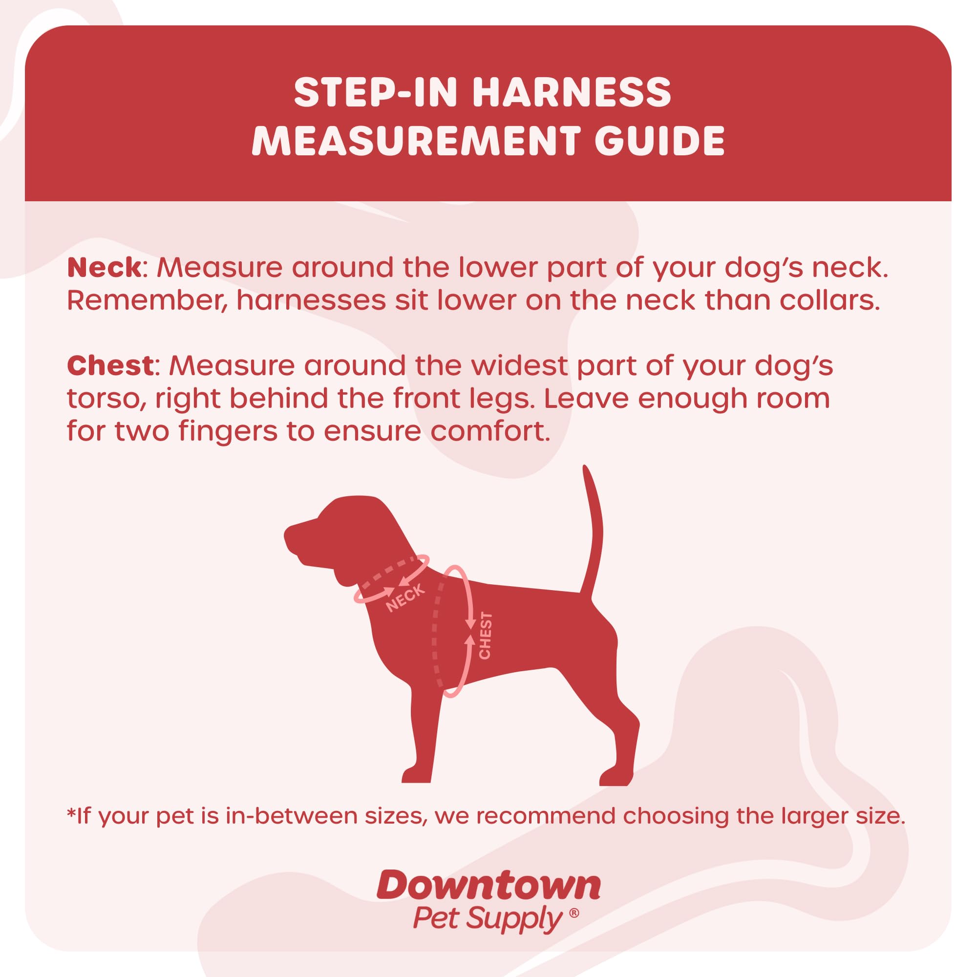 Downtown Pet Supply dog harness with soft padded mesh for all-day comfort.