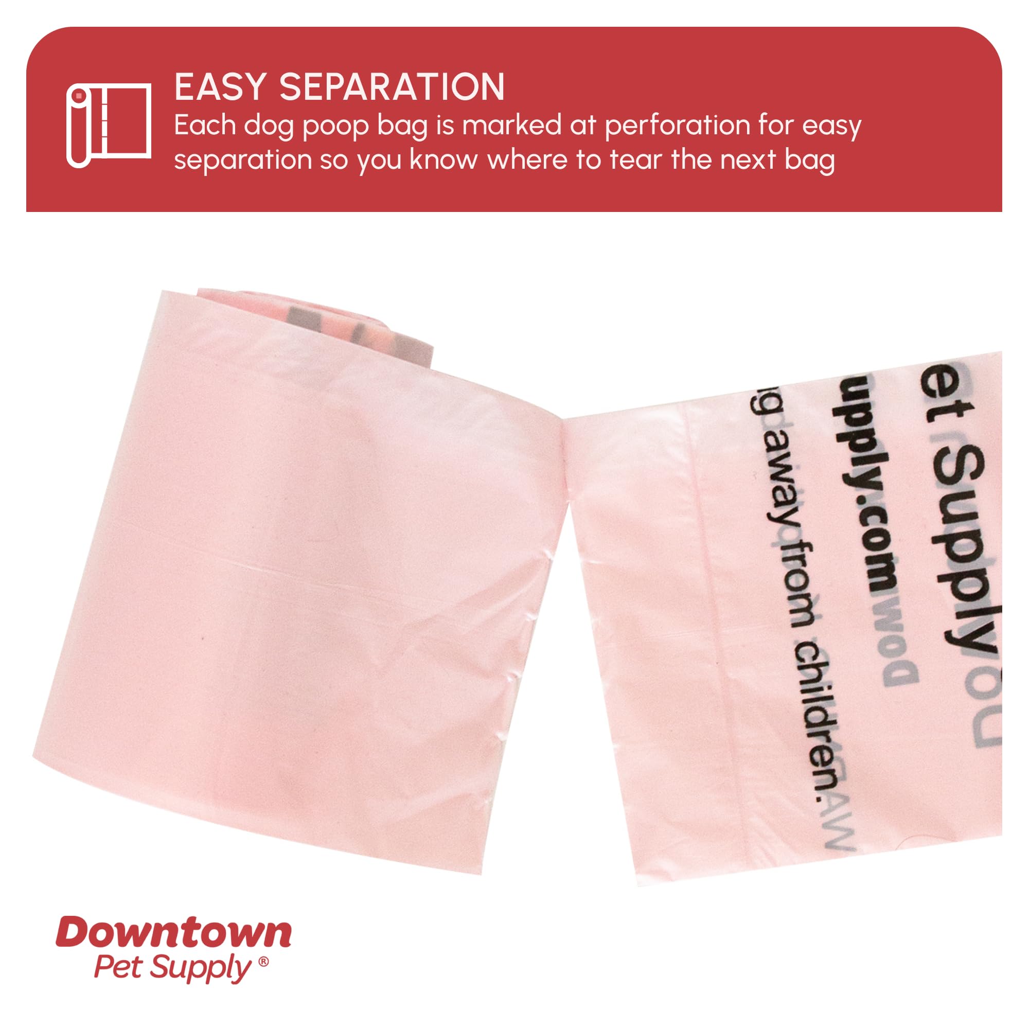 Downtown Pet Supply leash-attachment dispenser keeps waste bags ready during walks.