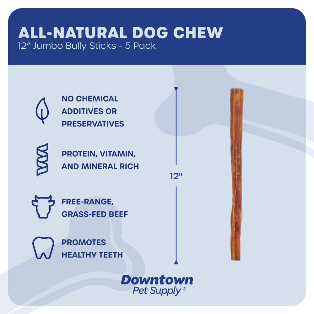 Downtown Pet Supply rawhide-free beef chews promote safe, digestible treats.