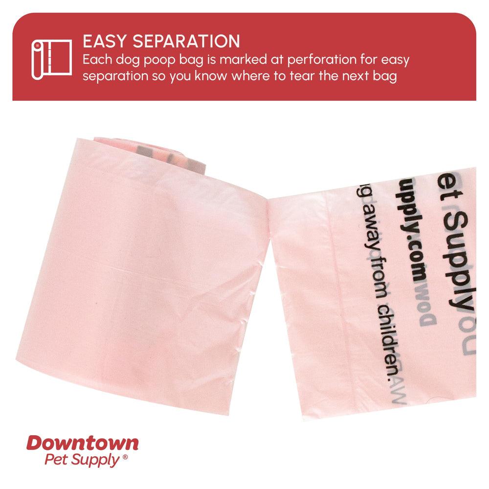 Downtown Pet Supply 1000-count bag pack ready for long outdoor adventures.