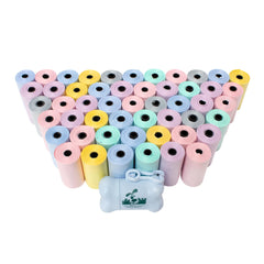 Downtown Pet Supply lavender scented poop bags with dispenser on roll for easy walks.