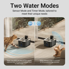 3L capacity of DownyPaws FurSink keeps cats hydrated on busy days