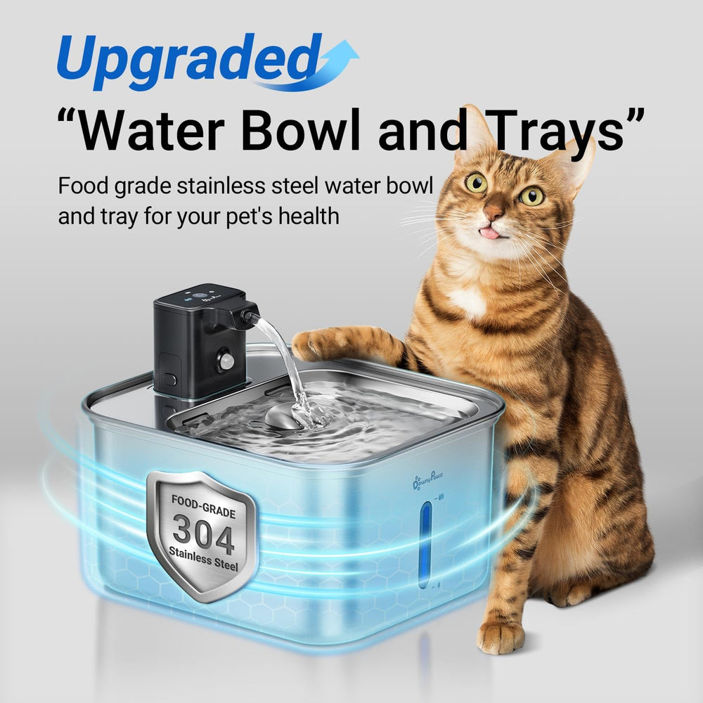 DownyPaws cordless cat fountain offers flexible indoor placement