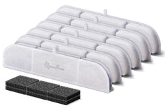 DownyPaws DPWFP6 filters pack boosts water freshness for pets.