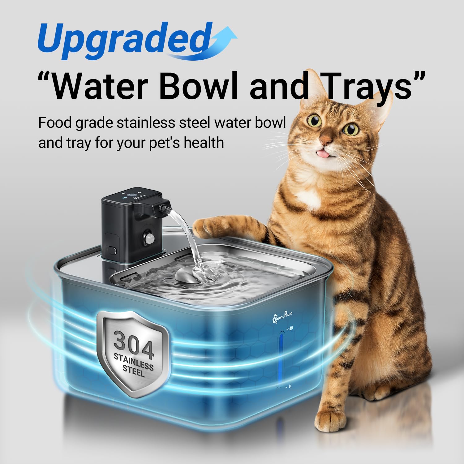 Detachable parts of DownyPaws FurSink allow easy cleaning and maintenance