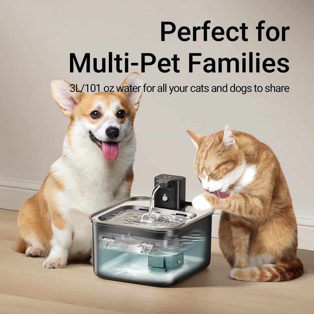 Stainless steel durability of DownyPaws FurSink resists wear and simplifies cleaning